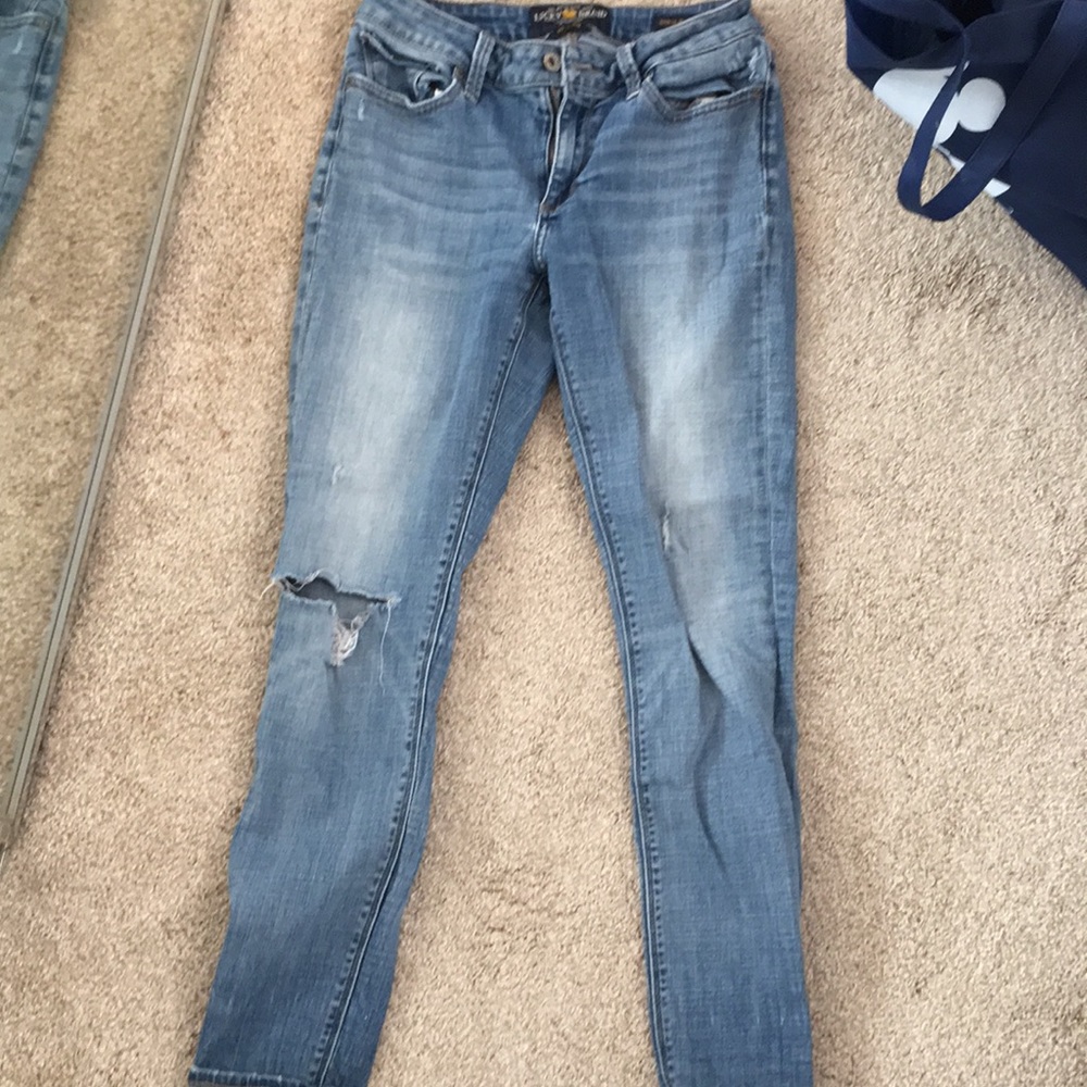 lucky sasha super skinny jeans